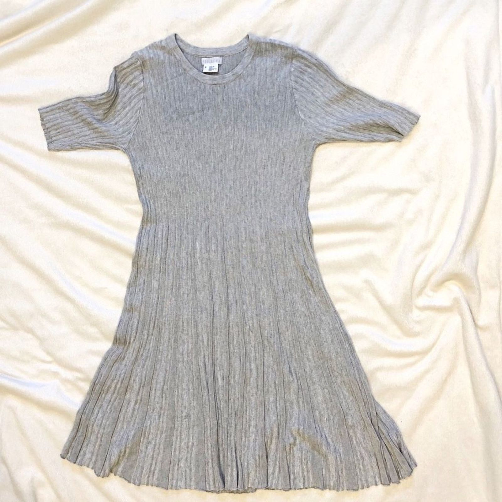 Other Cooperative Grace Ribbed Gray Sweater Dress | Sz S Size S / US 4 / IT 40 - 2 Thumbnail