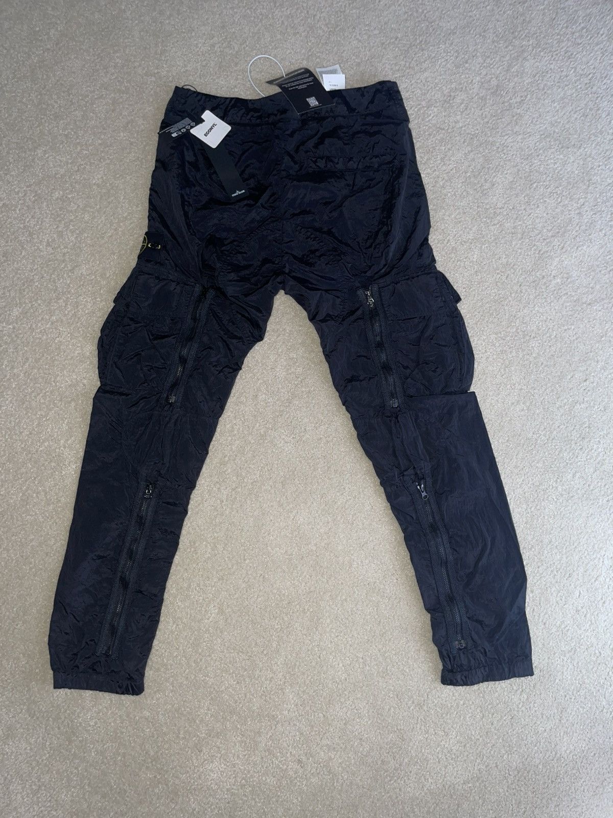 Stone Island Stone Island Econyl Nylon Cargo Pants Size M Size US 31 - 2 Thumbnail