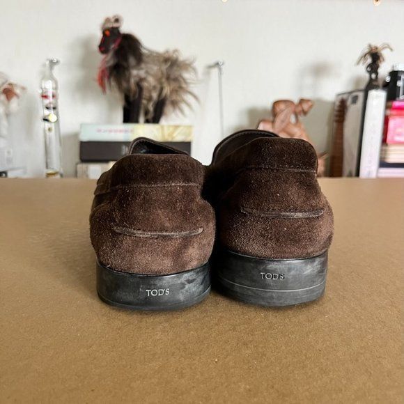 Tod's Tod's Suede Driving Penny Loafers Size US 11 / EU 44 - 5 Thumbnail