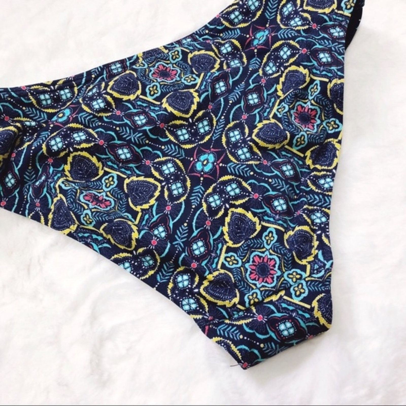 Loft LOFT Blue Beach Side Tie Hipster Bikini Bottom Size US 28 / EU 44 - 8 Thumbnail