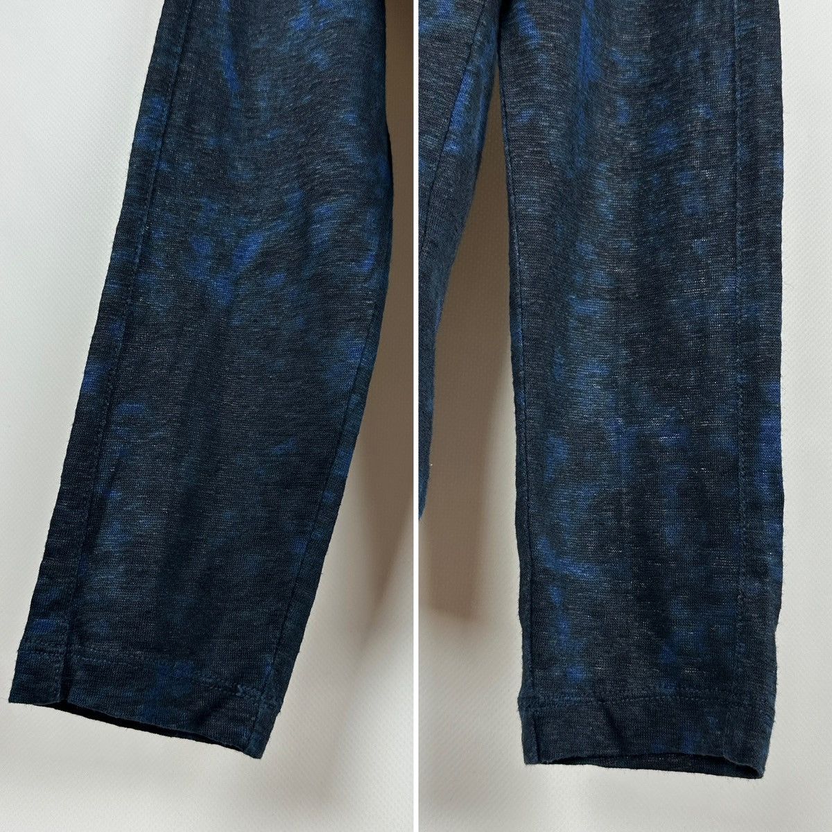 John Varvatos John Varvatos Linen Crewneck Black/Blue Long Sleeve T-Shirt Size US M / EU 48-50 / 2 - 8 Thumbnail