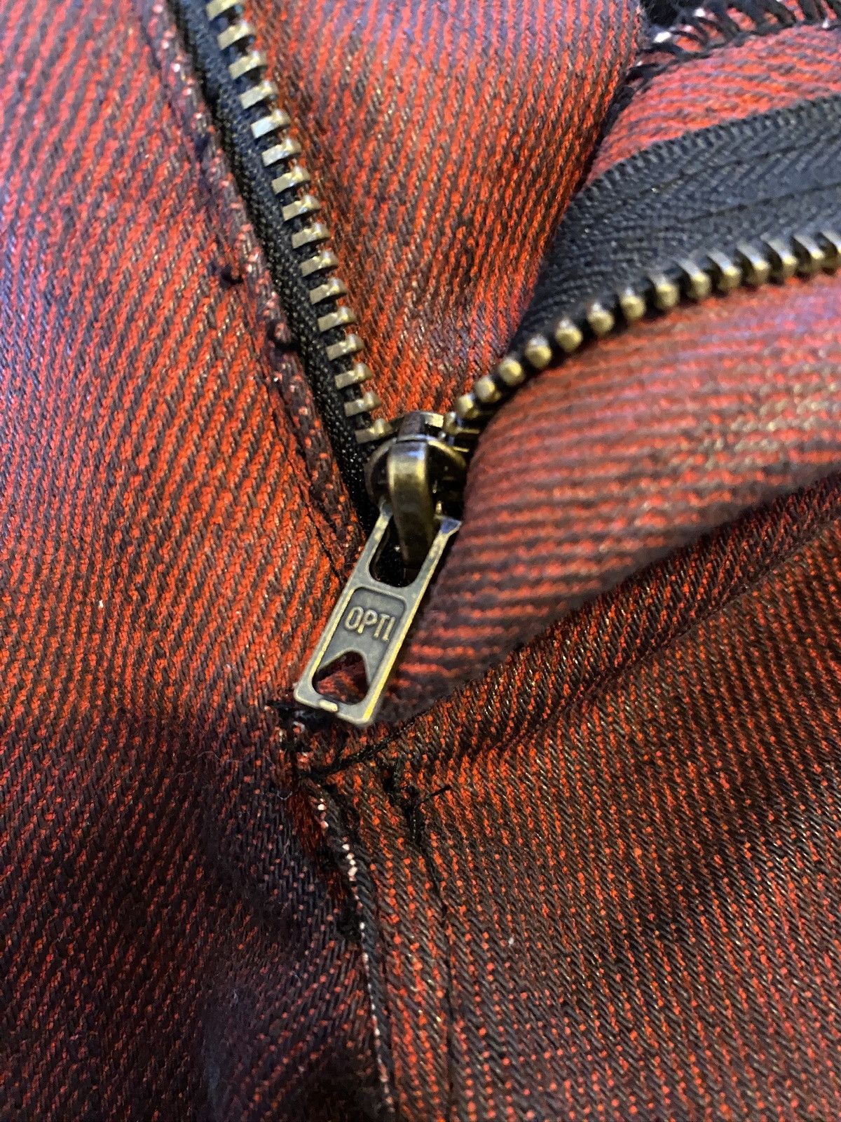 Raf Simons Raf Simons AW05 Red Waxed Denim Size US 28 / EU 44 - 15 Thumbnail