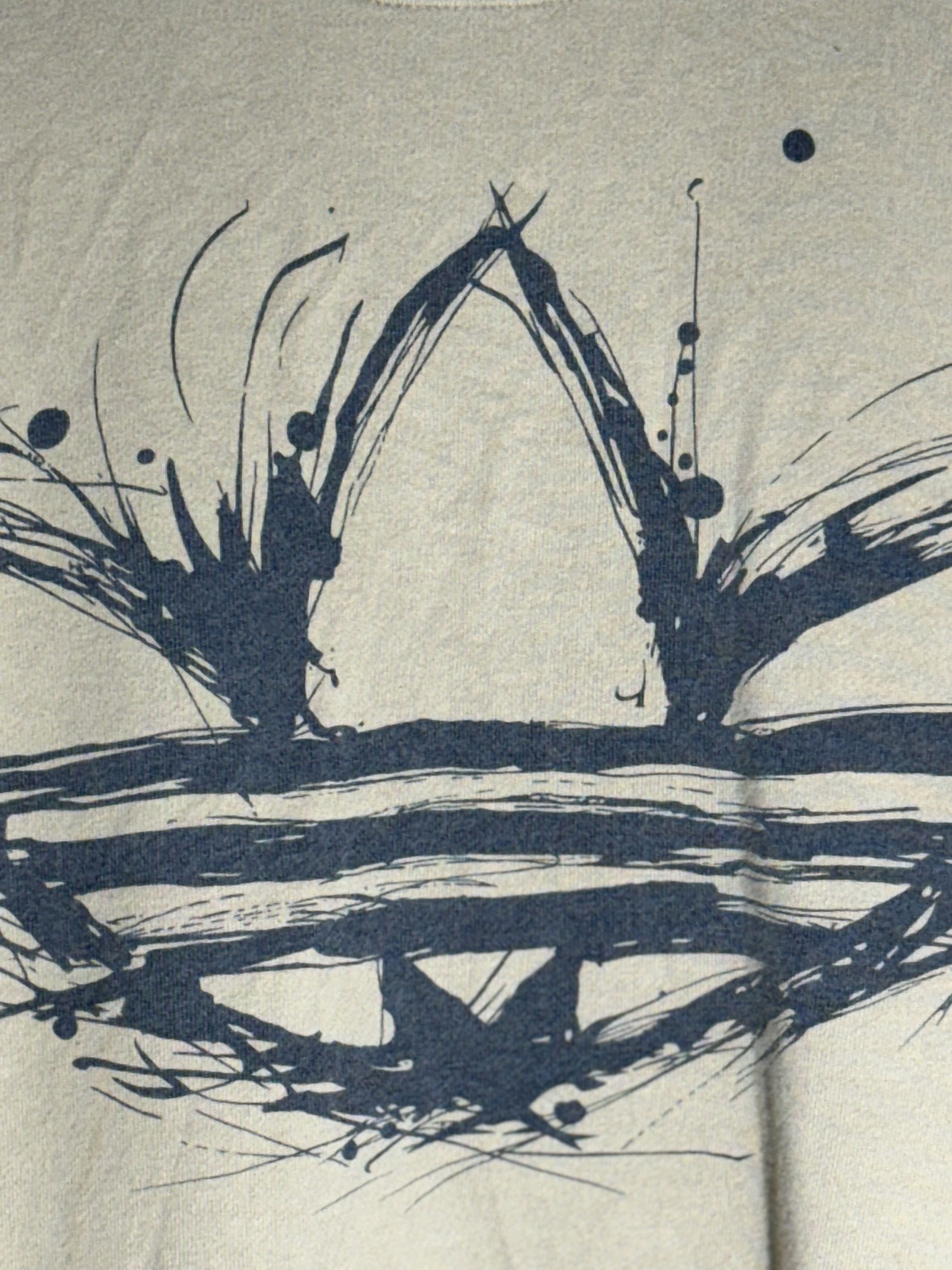 Adidas Vintage Adidas Trefoil Graphic Tee – AOP Front Back Size US L / EU 52-54 / 3 - 1 Thumbnail