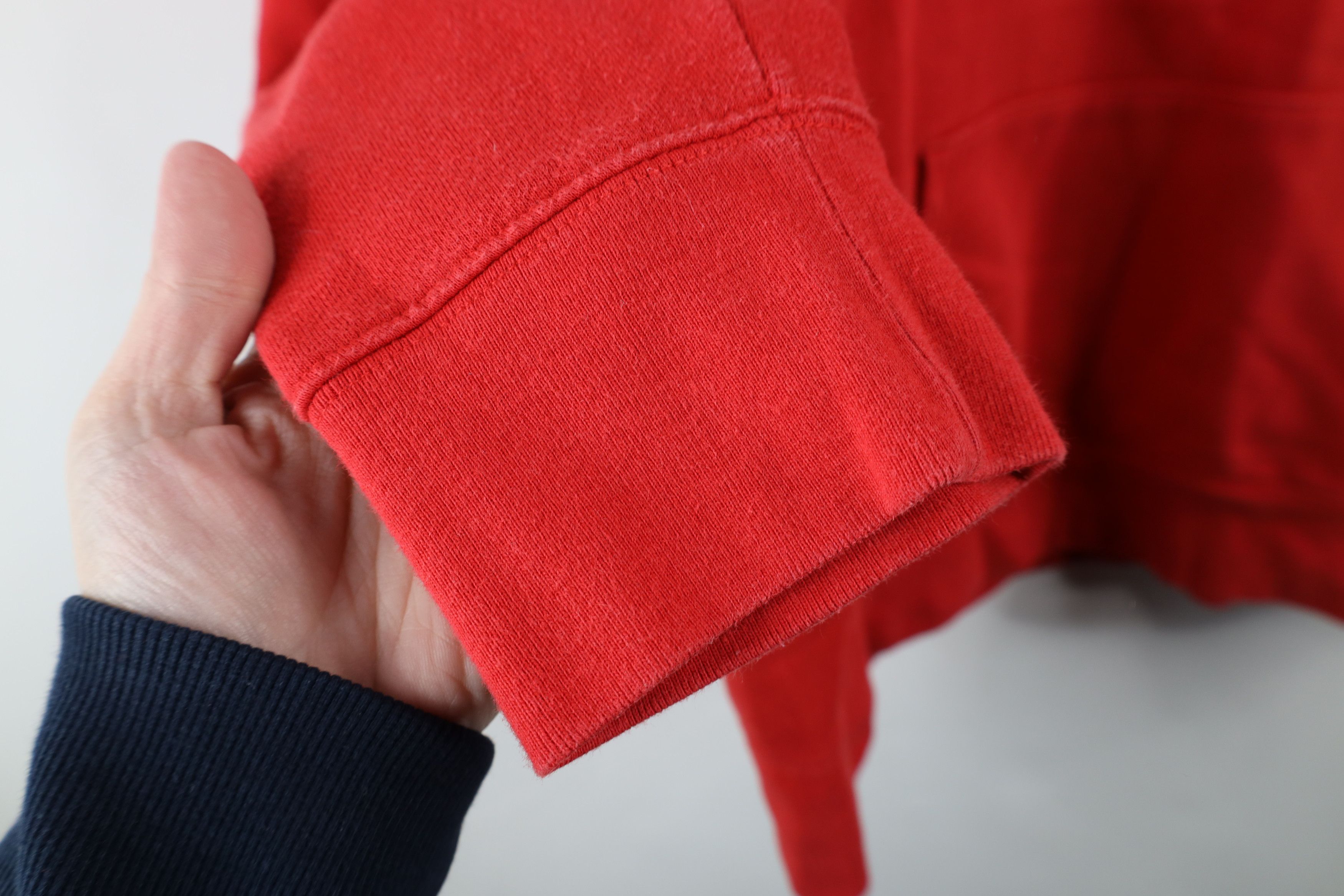 Gap × Vintage Vintage Y2K Gap Block Letter USA Flag Hoodie Sweatshirt Red Size XXL / US 16-18 / IT 52-54 - 6 Thumbnail