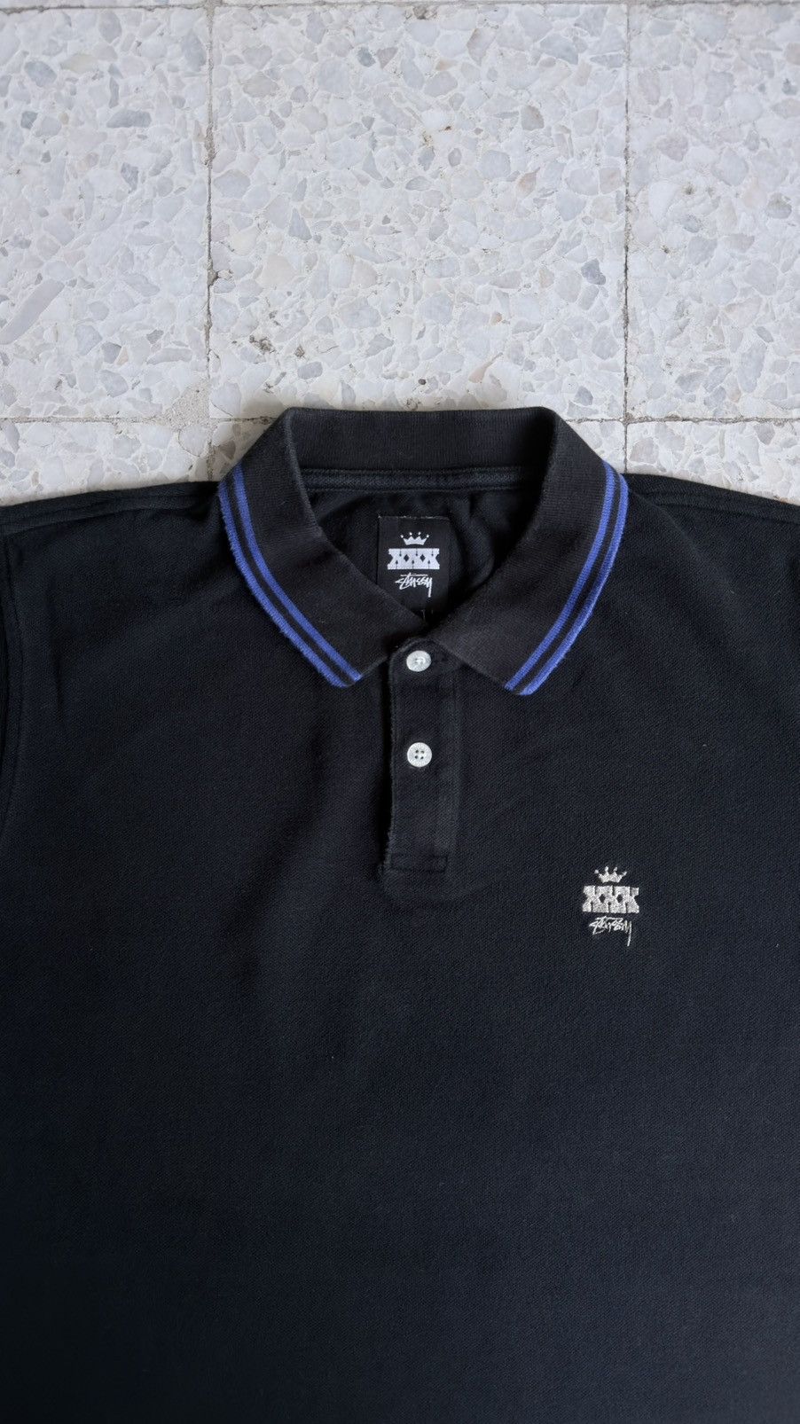 Stussy Stussy 30th Anniversary Black Polo Shirt Size US M / EU 48-50 / 2 - 2 Thumbnail