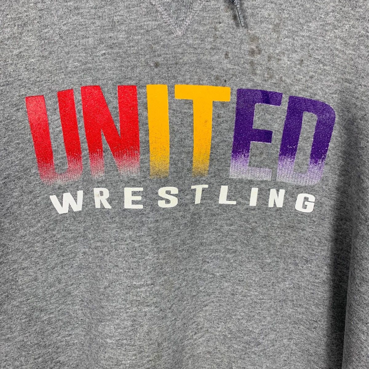 Russell Athletic UNITED WRESTLING Big Logo Pullover Hoodies #2027-C88 Size US XL / EU 56 / 4 - 13 Thumbnail