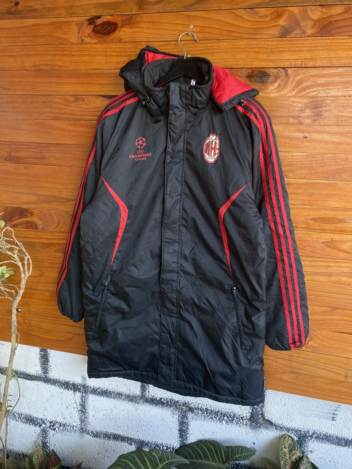Adidas Vintage Adidas AC Milan UEFA Champions League ClimaWarm Size US M / EU 48-50 / 2 - 4 Thumbnail
