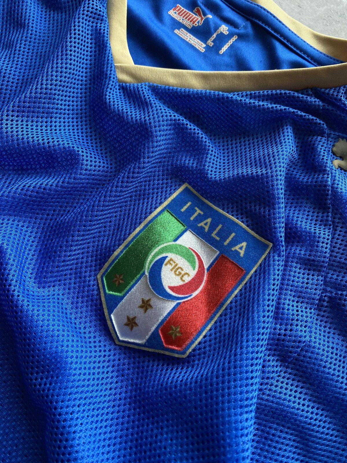 Puma Puma Italy National Team 2007-09 Home Football Soccer Jersey Size US S / EU 44-46 / 1 - 5 Thumbnail