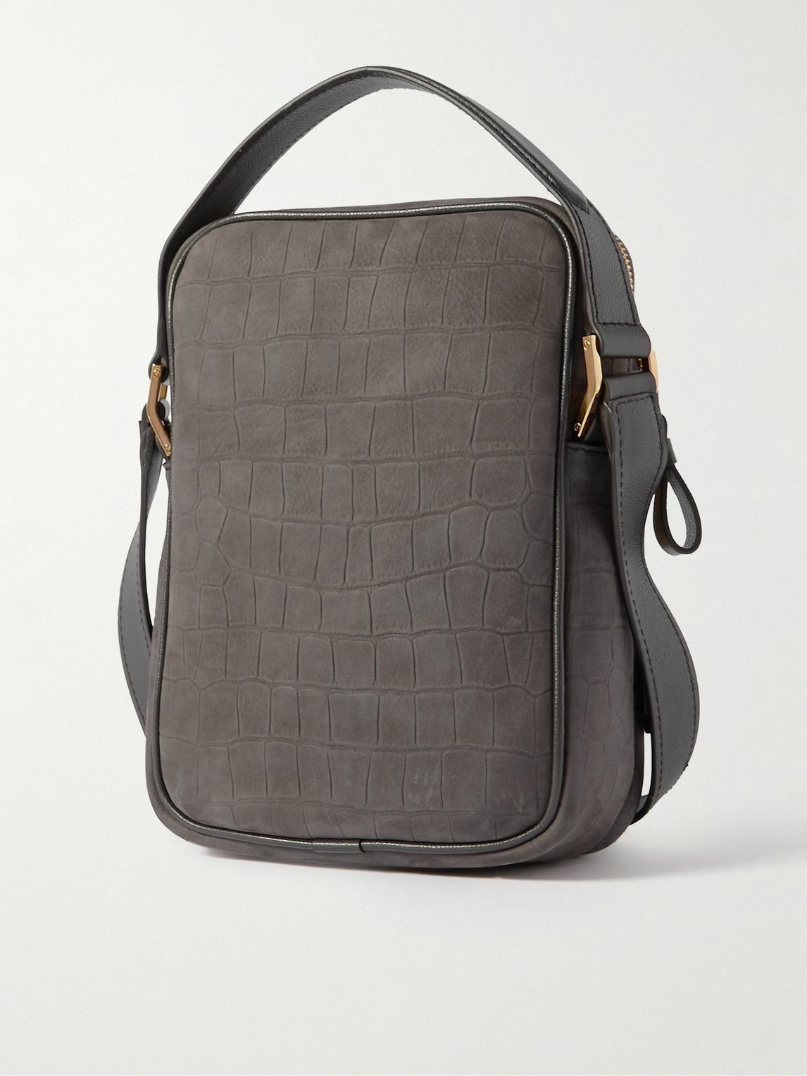 Tom Ford o1loc1c0325 H0465 Size: OS / Croc-Effect Messenger Bag Size ONE SIZE - 4 Thumbnail