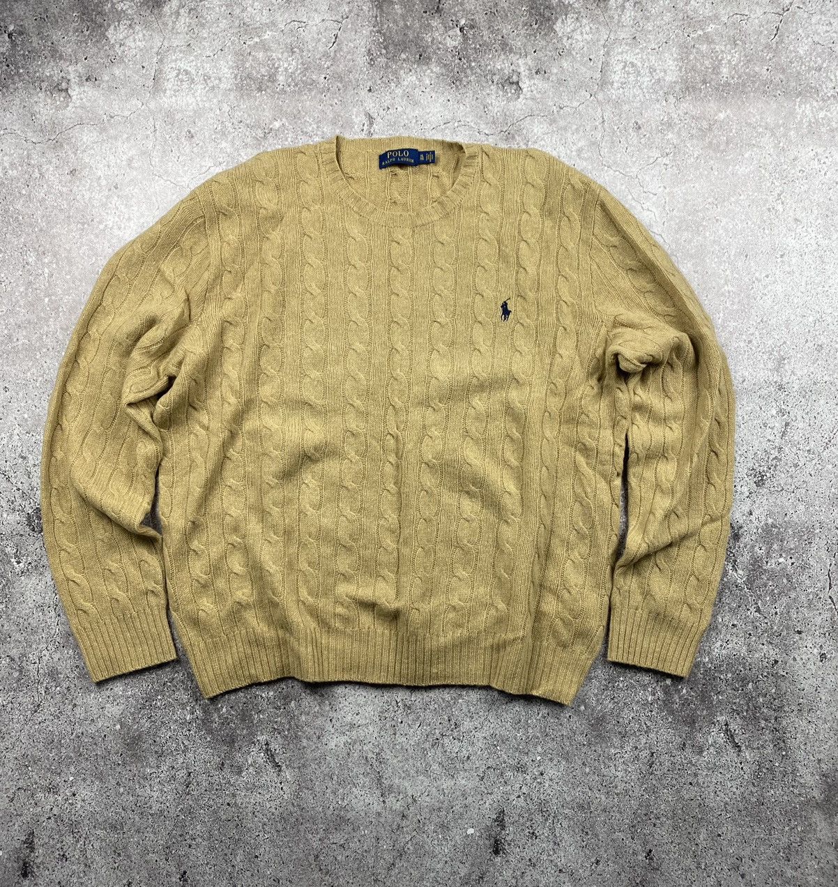 Polo Ralph Lauren × Vintage Polo Ralph Lauren cashmere vintage knitted sweater old money Size US XL / EU 56 / 4 - 1 Thumbnail