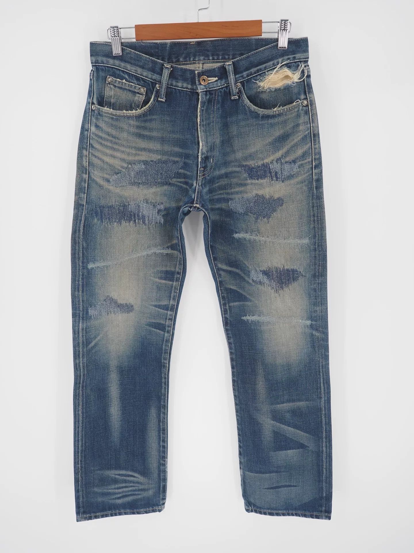 neigborhood scab savage denim pants medium