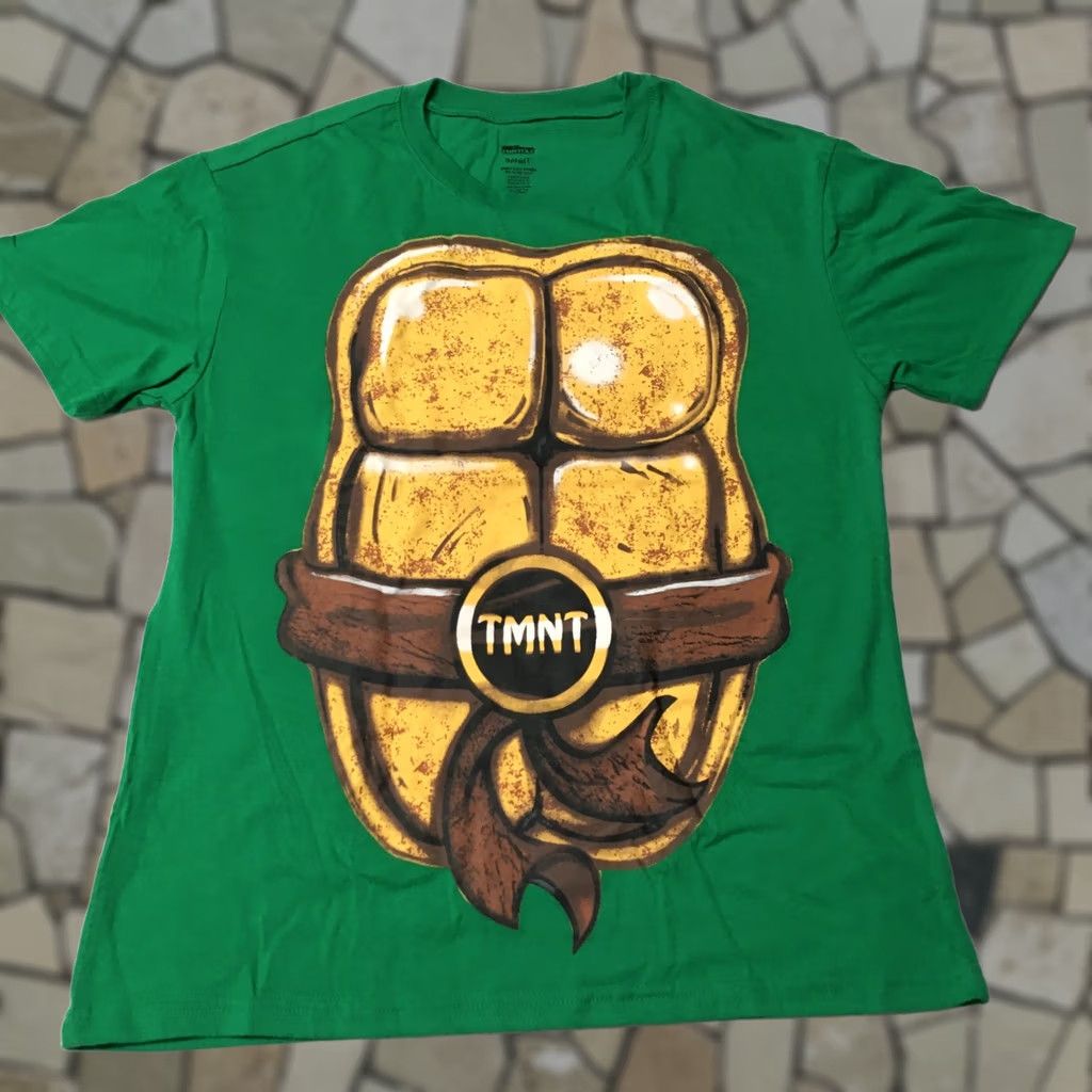 Vintage Teenage Mutant Ninja Turtle Shirt Mens Medium Green Size US M / EU 48-50 / 2 - 1 Thumbnail