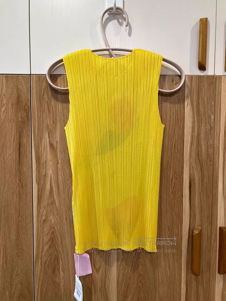 Issey Miyake Issey Miyake Yellow Illustration Vest Size L / US 10 / IT 46 - 4 Thumbnail