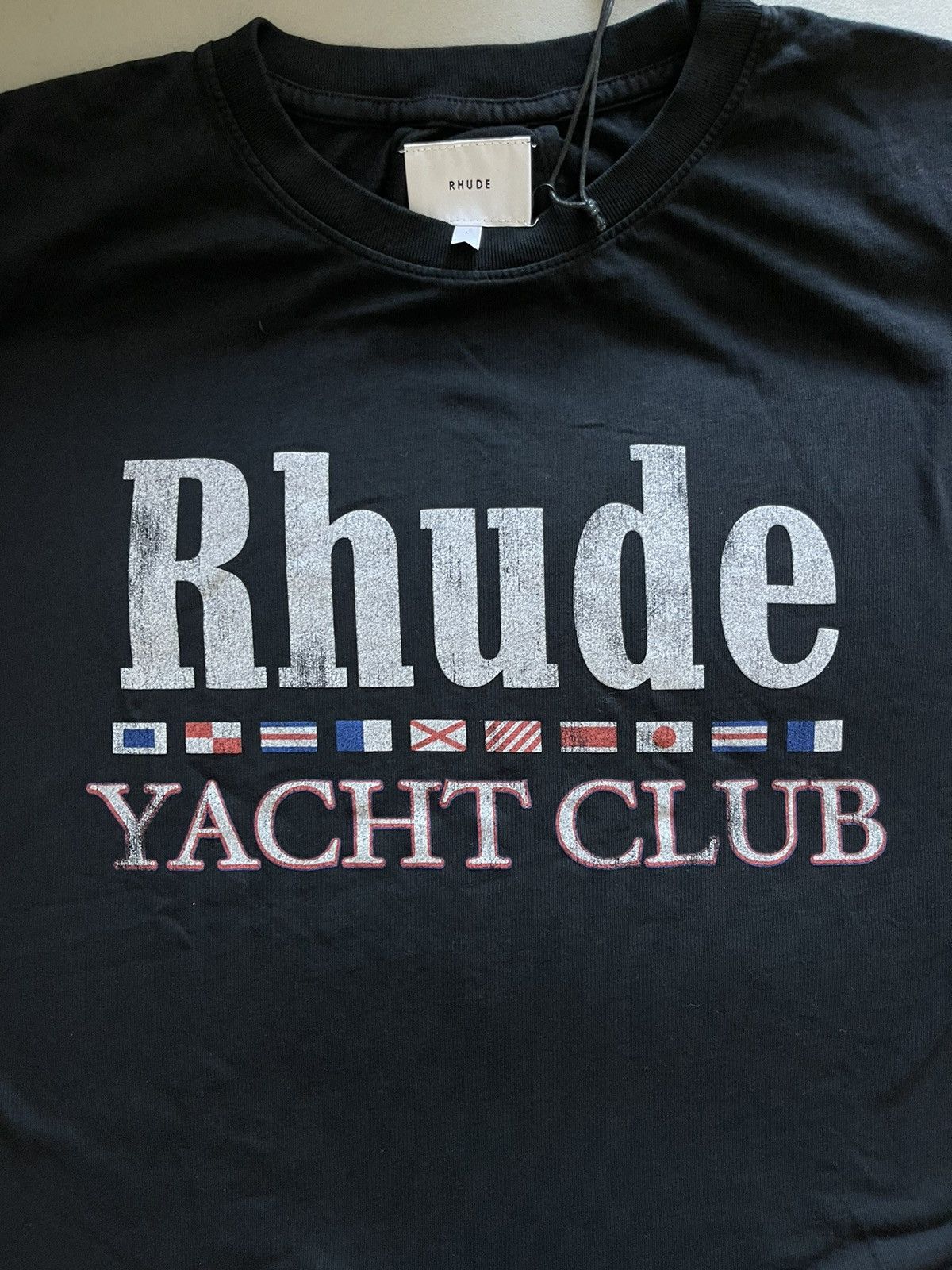 Rhude Rhude Flag Tee Vintage Black Size US L / EU 52-54 / 3 - 5 Thumbnail
