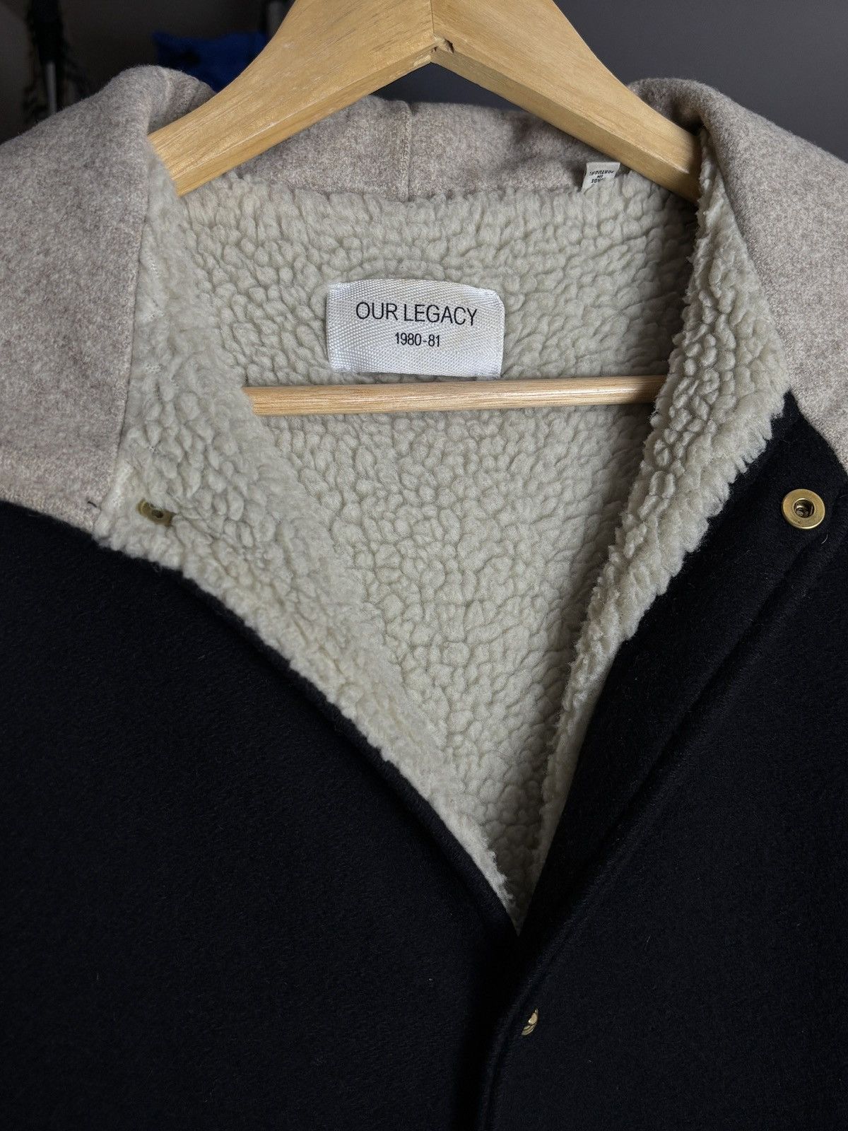 Our Legacy Our Legacy 1980-81 Vintage Sherpa Buttoned Jacket Size US S / EU 44-46 / 1 - 3 Thumbnail