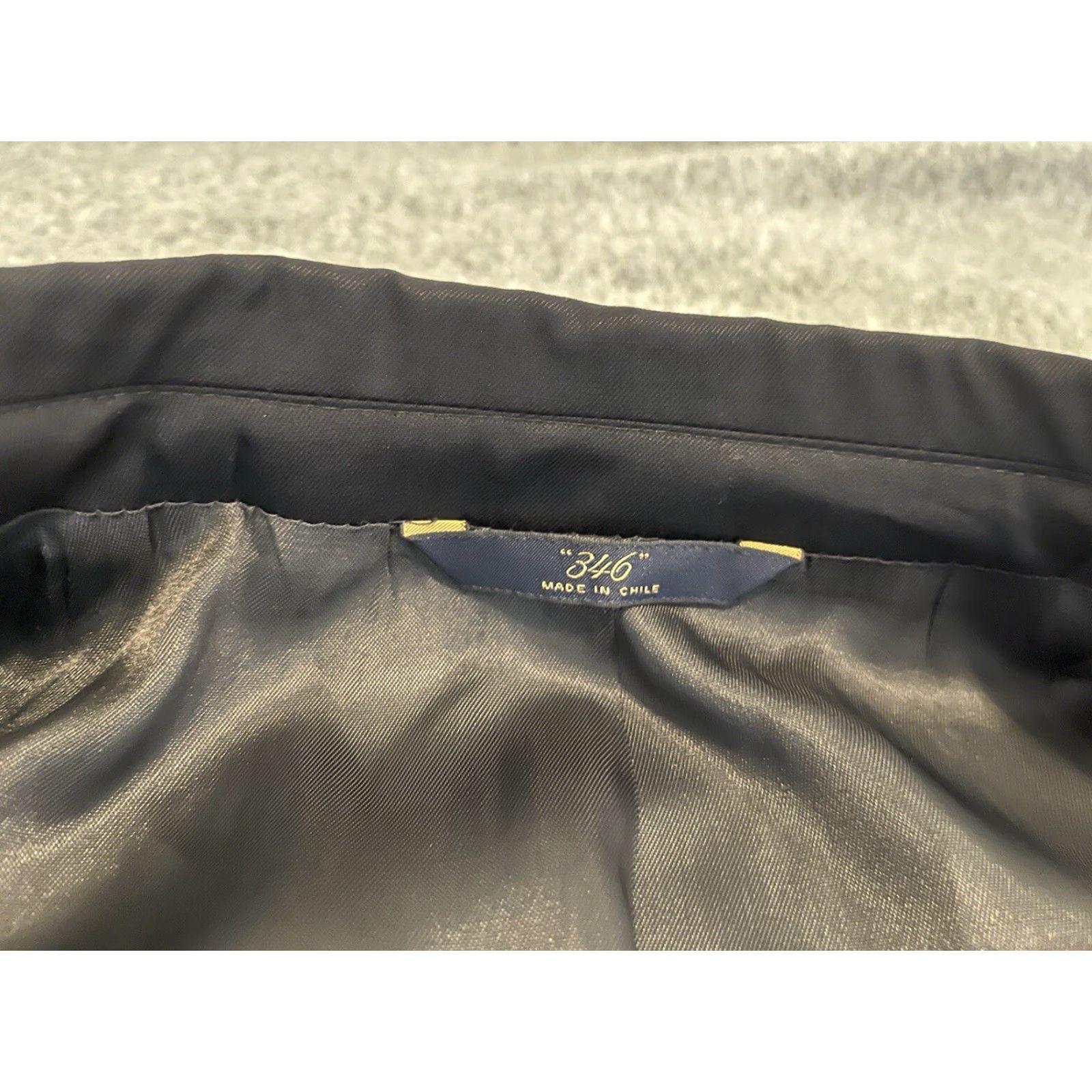 Brooks Brothers Brooks Brothers Blazer Jacket 3 Button Wool Black 38R Mens Coat Sport Coat Size 38R - 6 Thumbnail