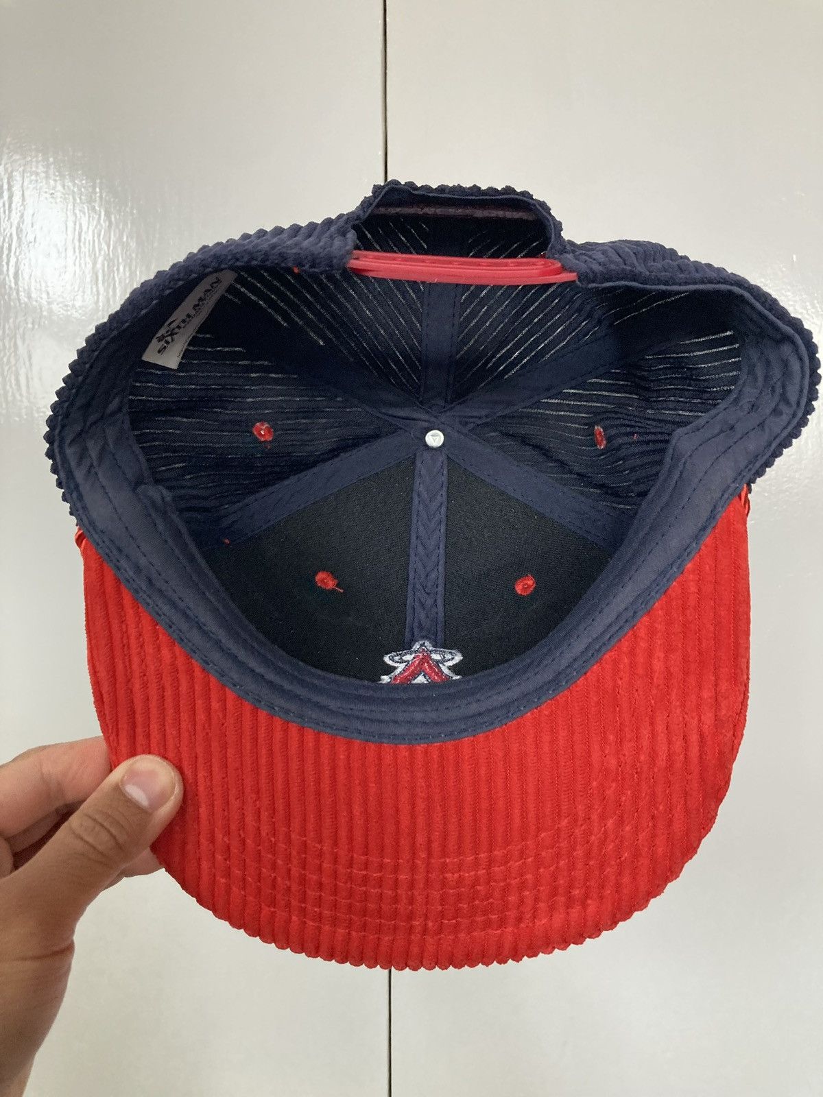 MLB LOS ANGELES ANAHIEM ANGELS SNAPBACK CAP HAT CORDUROY MLB LA Size ONE SIZE - 9 Thumbnail