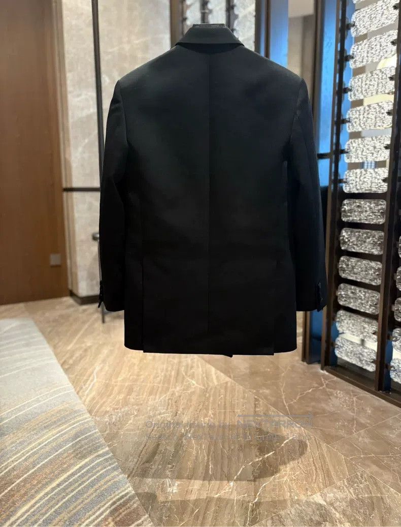 Valentino Valentino Black double-breasted blazer Size 38S - 2 Thumbnail