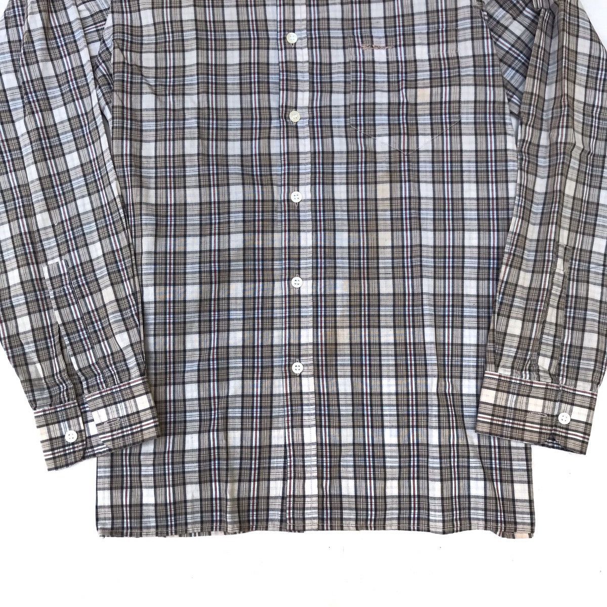 Ben Sherman × Vintage Ben Sherman 70s Button Down Trimfit Shirt 3 finger colar Size US M / EU 48-50 / 2 - 4 Thumbnail