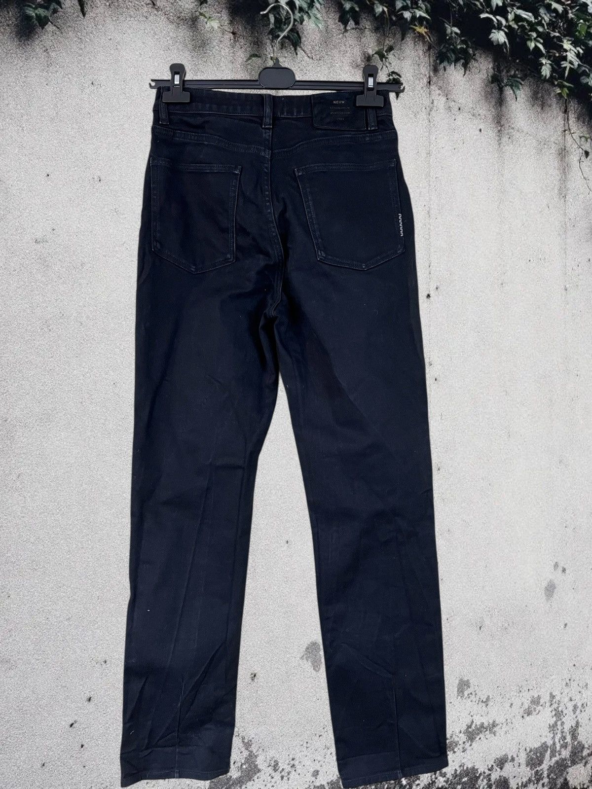 NEUW Denim Neuw Nico size 28 high rise straight black jeans Size 28" / US 6 / IT 42 - 3 Thumbnail