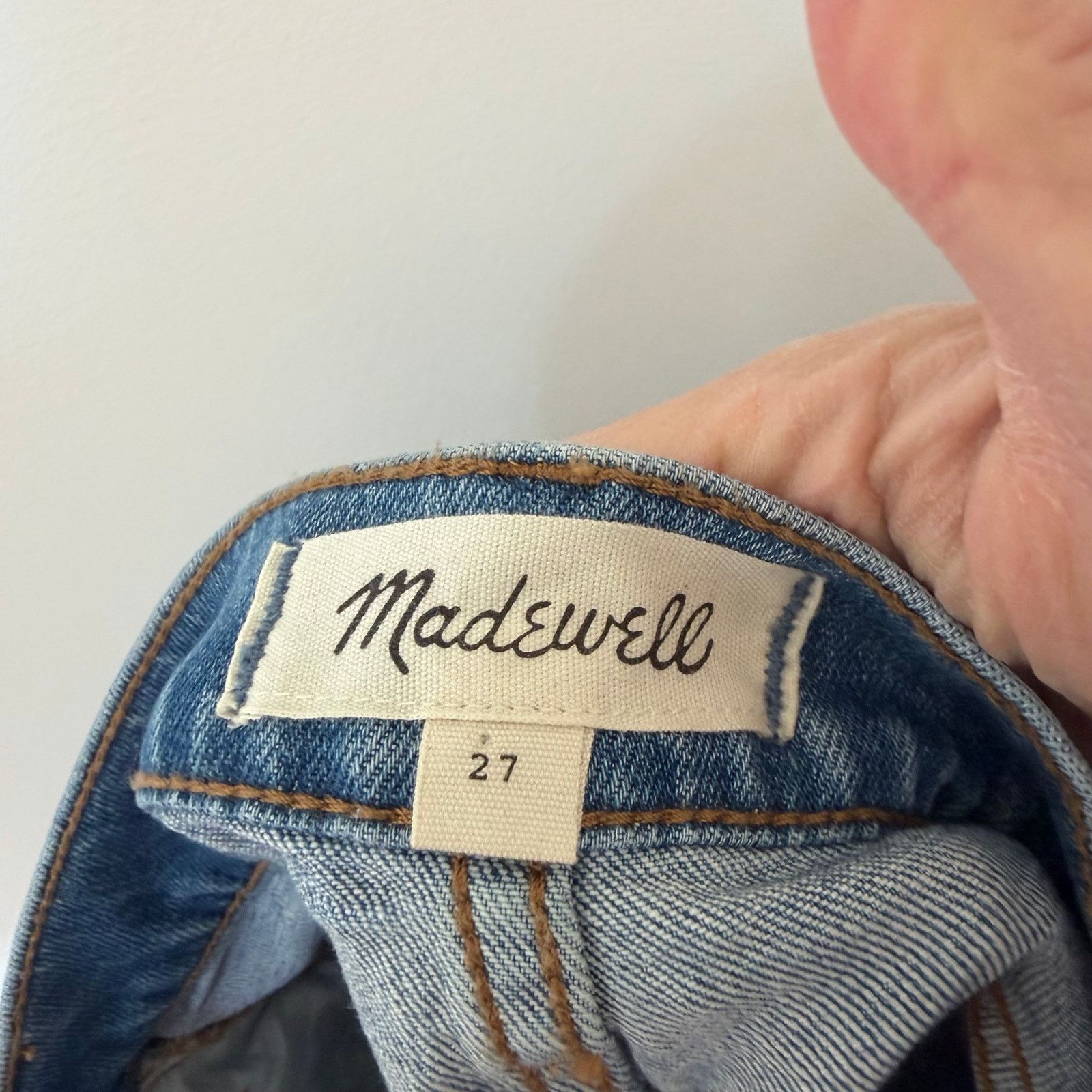 Madewell Madewell Cuffed Denim Jean Shorts Sz 27 Size 27" / US 4 / IT 40 - 2 Thumbnail