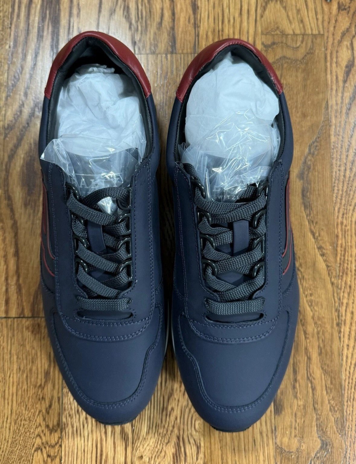 Bally Bally Goldy Galaxy Low-top Sneakers Navy Blue Mens Size 8.5 Size US 8.5 / EU 41-42 - 4 Thumbnail