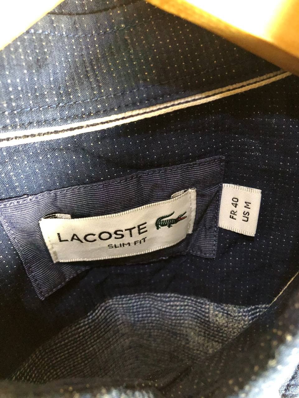Lacoste × Vintage VERY RARE LACOSTE CLASSIC DESIGNER LONG SLLEVE SHIRT LUXURY Size US M / EU 48-50 / 2 - 3 Thumbnail