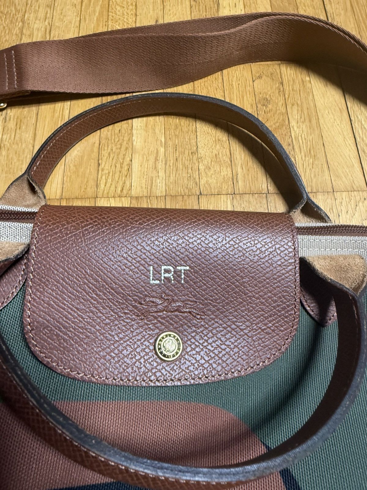 Longchamp Longchamp L.R.T Large Travel Tote Bag Shoulder Bag Beige Size ONE SIZE - 2 Thumbnail