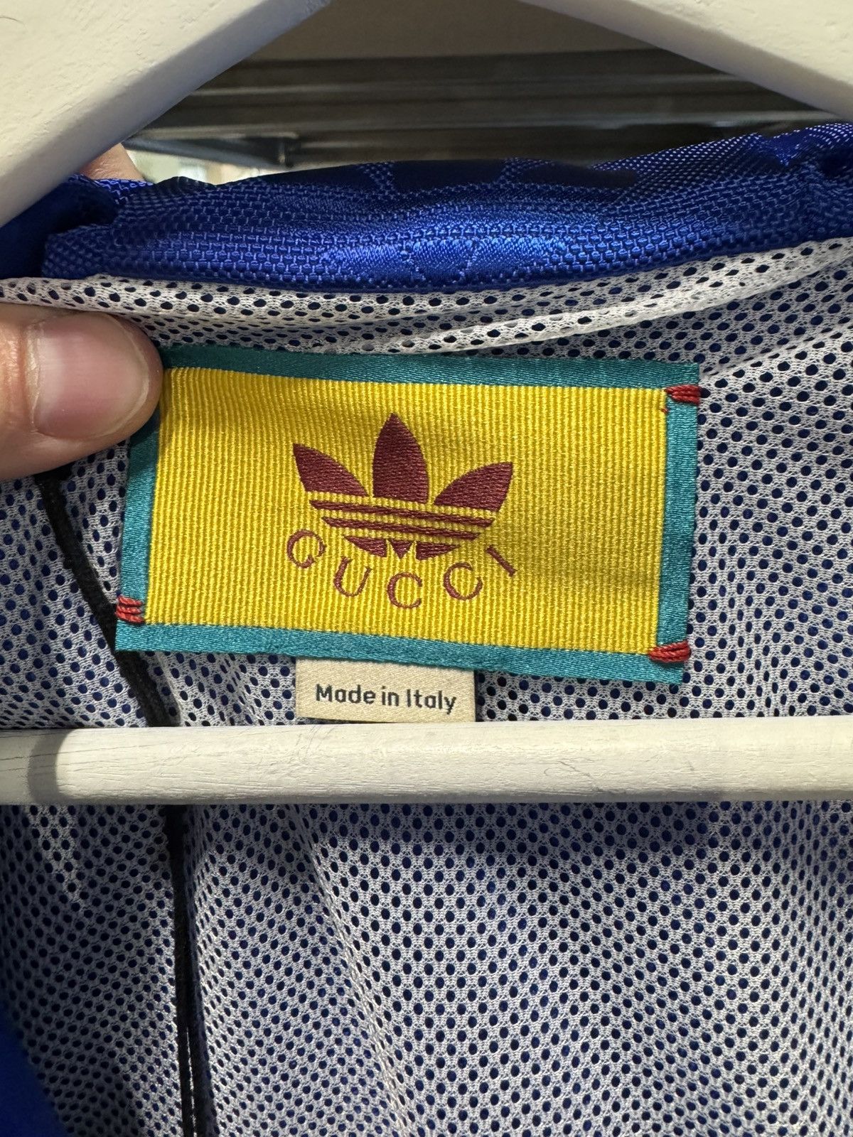 Adidas × Gucci Gucci X Adidas GG Nylon Jacket NEW 3200$ Size XS / US 0-2 / IT 36-38 - 4 Thumbnail