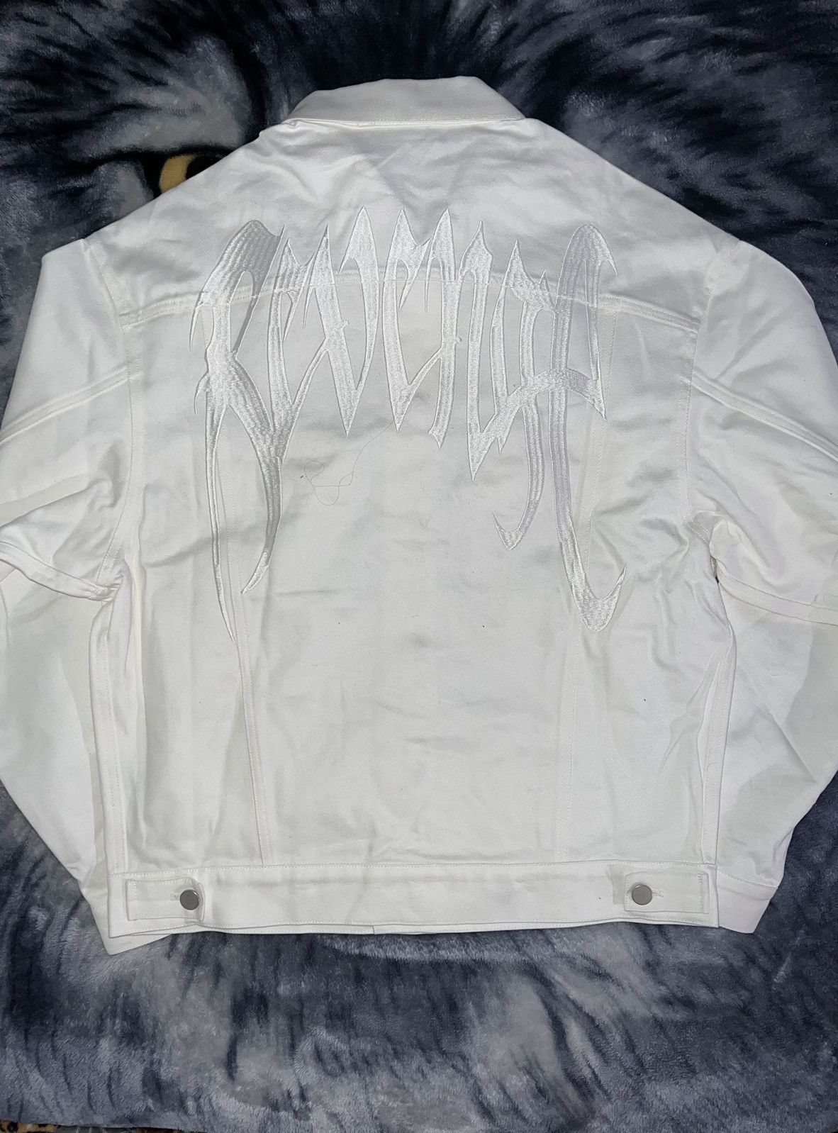 Revenge Revenge Embroidered Logo White Jacket Size US L / EU 52-54 / 3 - 6 Thumbnail