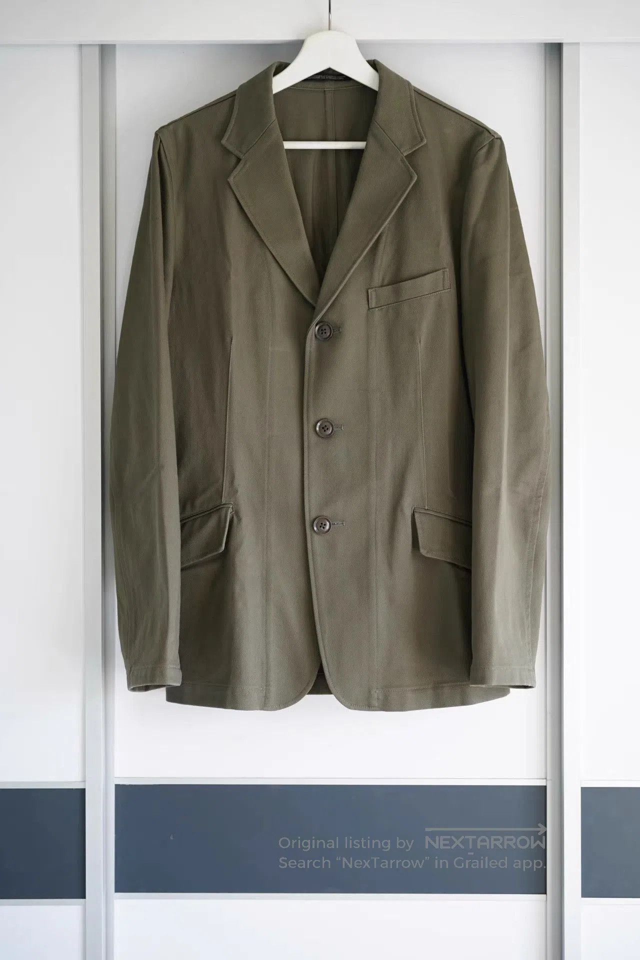 Yohji Yamamoto Green Single. Size US L / EU 52-54 / 3 - 1 Thumbnail