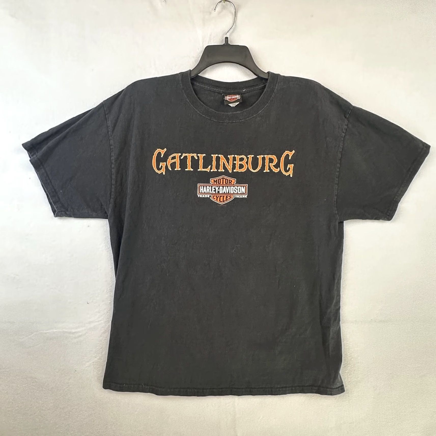 Harley Davidson Harley-Davidson Shirt Mens XL Black Gatlinburg Smoky Mountain 2010 2012 Tee Stratman Size US XL / EU 56 / 4 - 4 Thumbnail