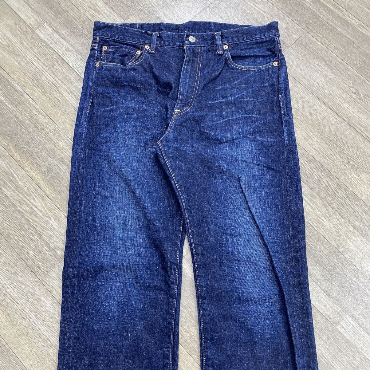 Japanese Brand Blue Paint Overalls Japan Selvedge Raw Denim Pants Size US 30 / EU 46 - 3 Thumbnail
