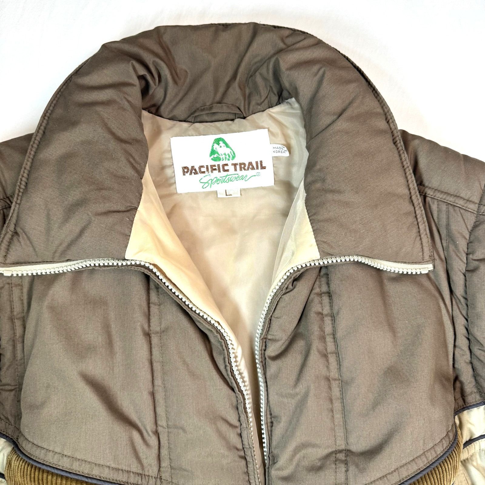 Pacific Trail VTG Pacific Trail 80s Brown Puffer L Removable Sleeves Size US L / EU 52-54 / 3 - 6 Thumbnail