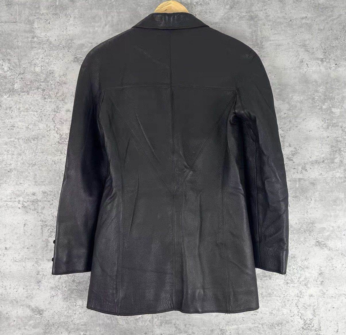 Chanel Chanel Mid-length Leather Jacket J42 Size XXS / US 00 / IT 34 - 2 Thumbnail