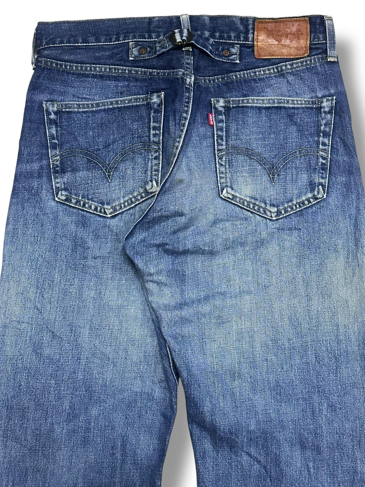 Levi's Levis Vintage Big E BuckleBack Rare Drop Selvedge Faded Size US 32 / EU 48 - 6 Thumbnail