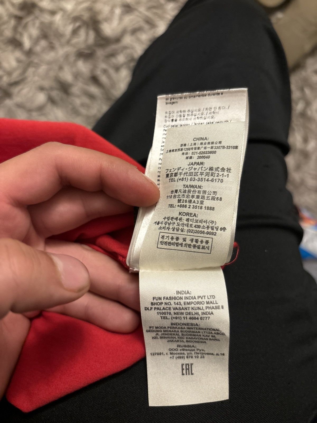 Fendi Fendi t shirt Size US L / EU 52-54 / 3 - 5 Thumbnail