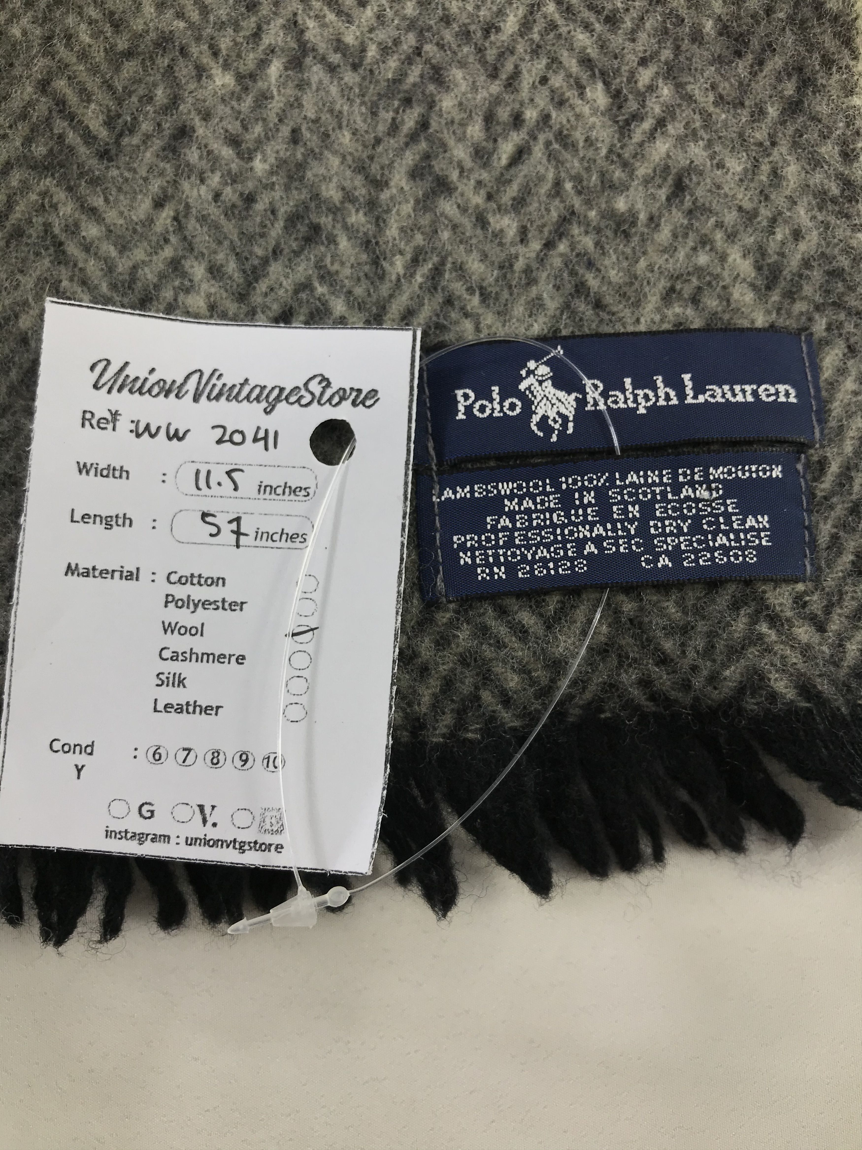 Polo Ralph Lauren × Vintage Polo Ralph Lauren Scarf / Muffler / Neckwear - WW2041 Size ONE SIZE - 5 Thumbnail