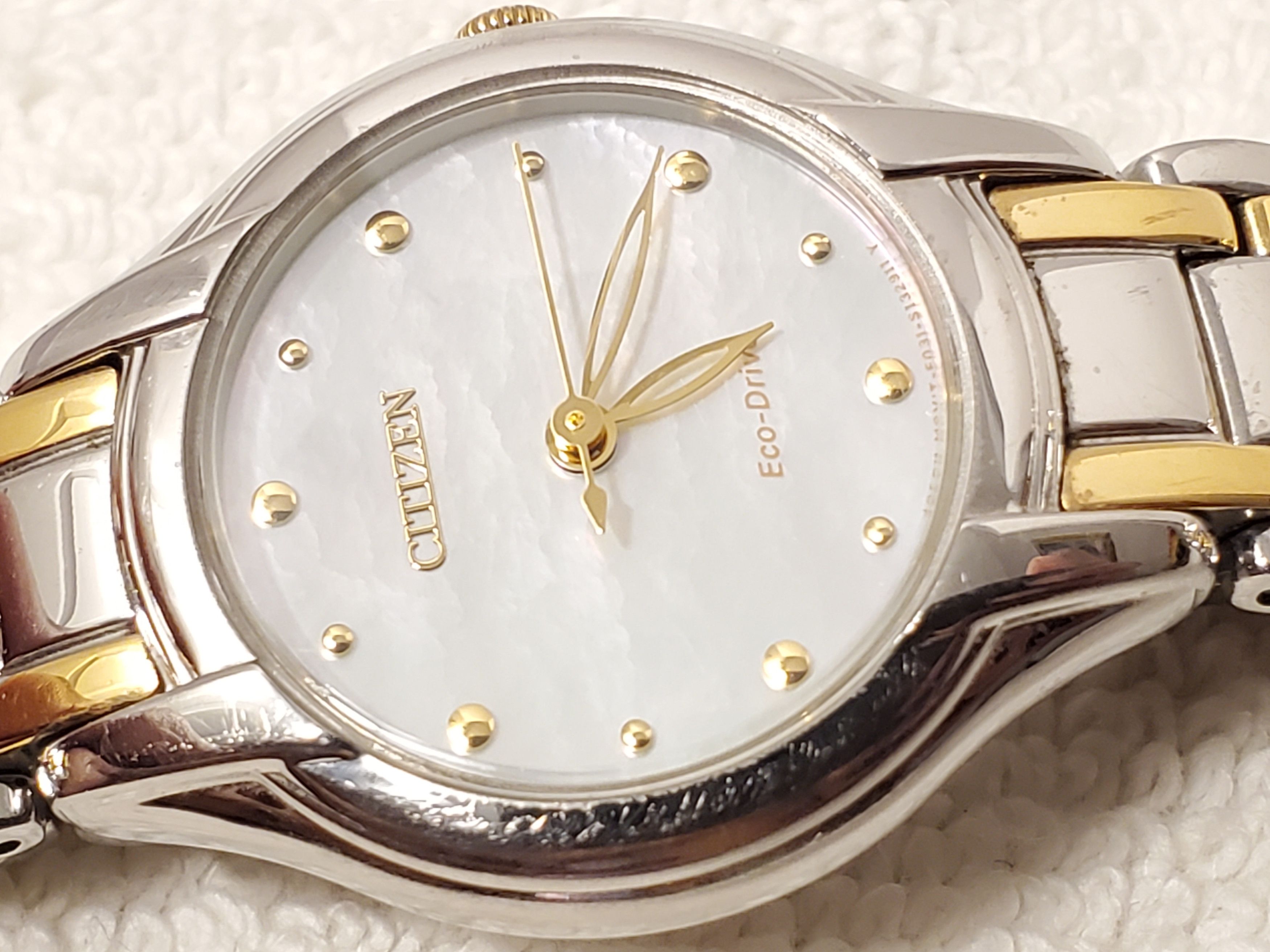 Citizen Vintage Citizen Eco Drive Women's MOP Dial St Steel Watch Size ONE SIZE - 3 Thumbnail