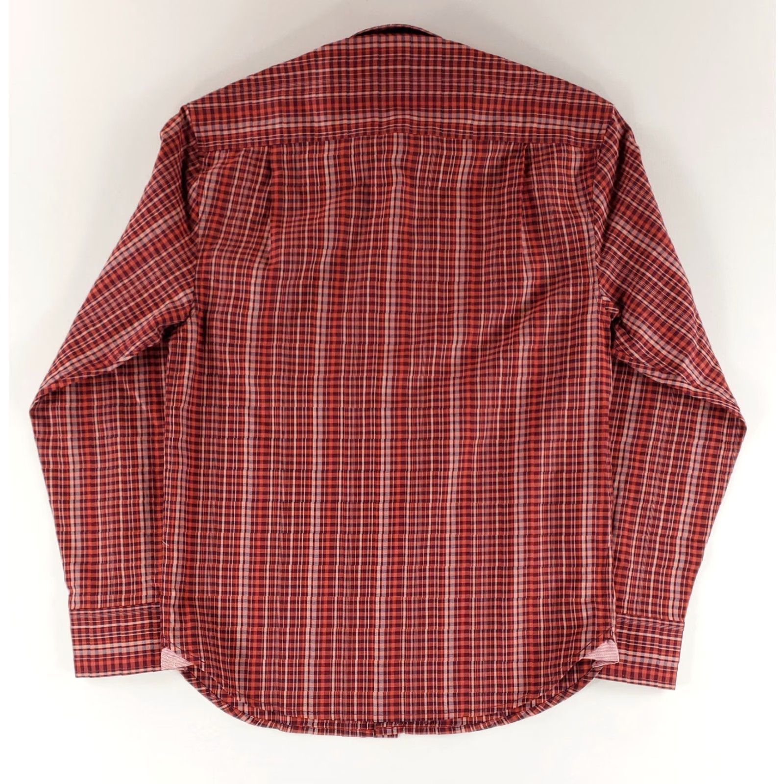 Tommy Bahama Tommy Bahama Lazlo Lux Button Down Shirt Plaid Red Mens XS Button-Up Long Sleeve Shirt Mens XS Red Plaid Lazlo Lux Button-Down Size US XS / EU 42 / 0 - 5 Thumbnail