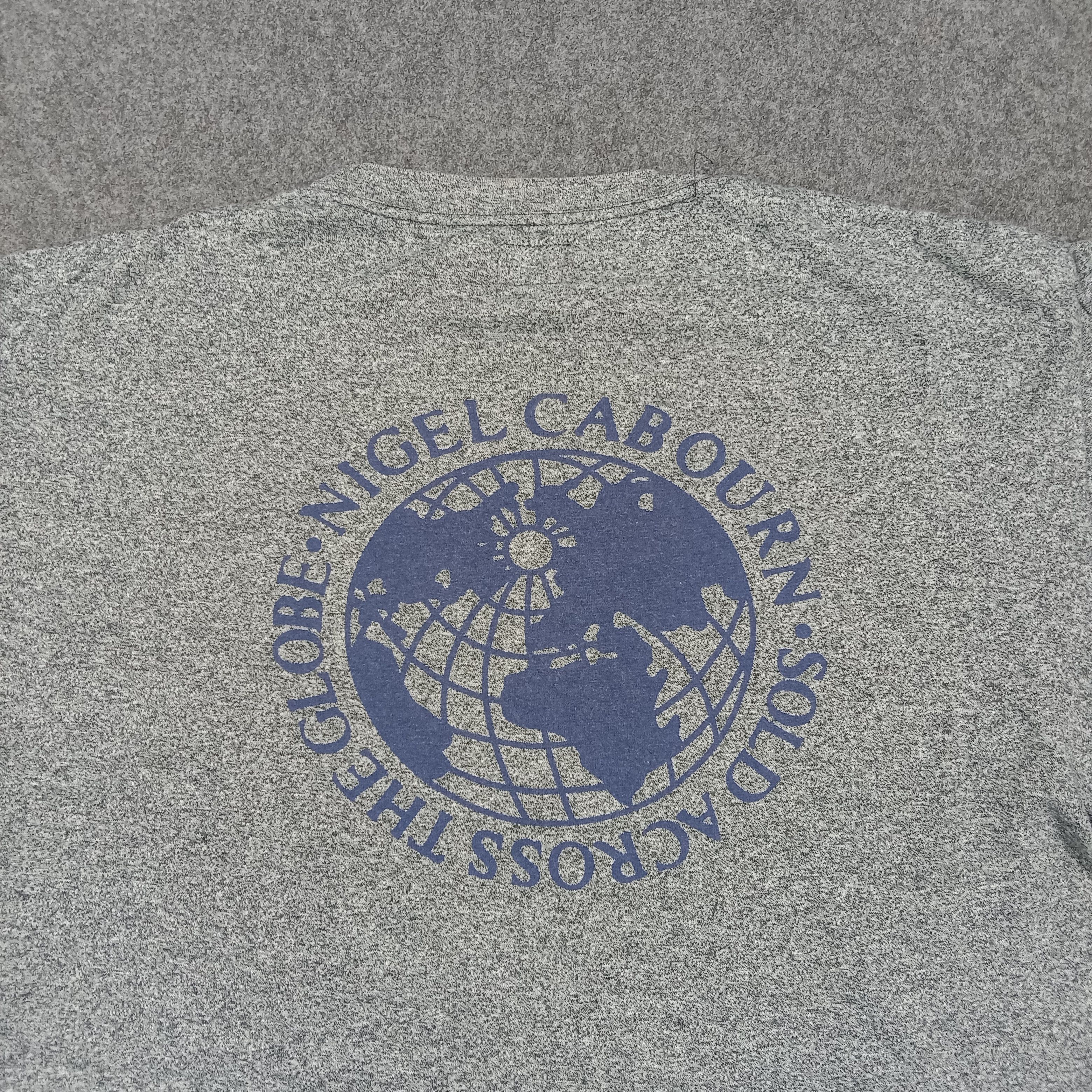 Nigel Cabourn Nigel Cabourn Globe Graphic Boxy Tshirt C285N47 Size US L / EU 52-54 / 3 - 2 Thumbnail