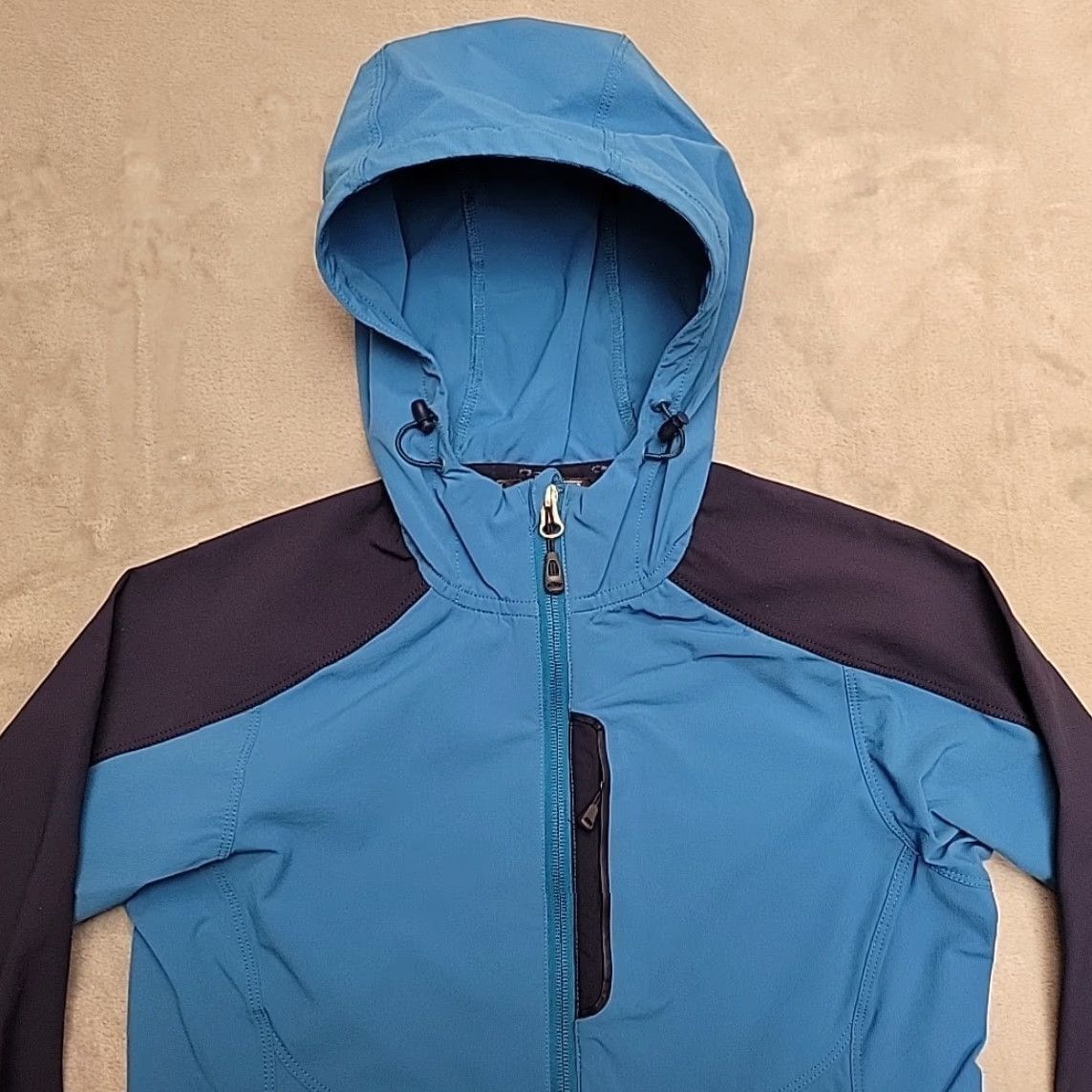 Outdoor Research VINTAGE Outdoor Research Jacket Womens XS Blue Hooded Softshell Hiking Climbing Trail Size XS / US 0-2 / IT 36-38 - 3 Thumbnail