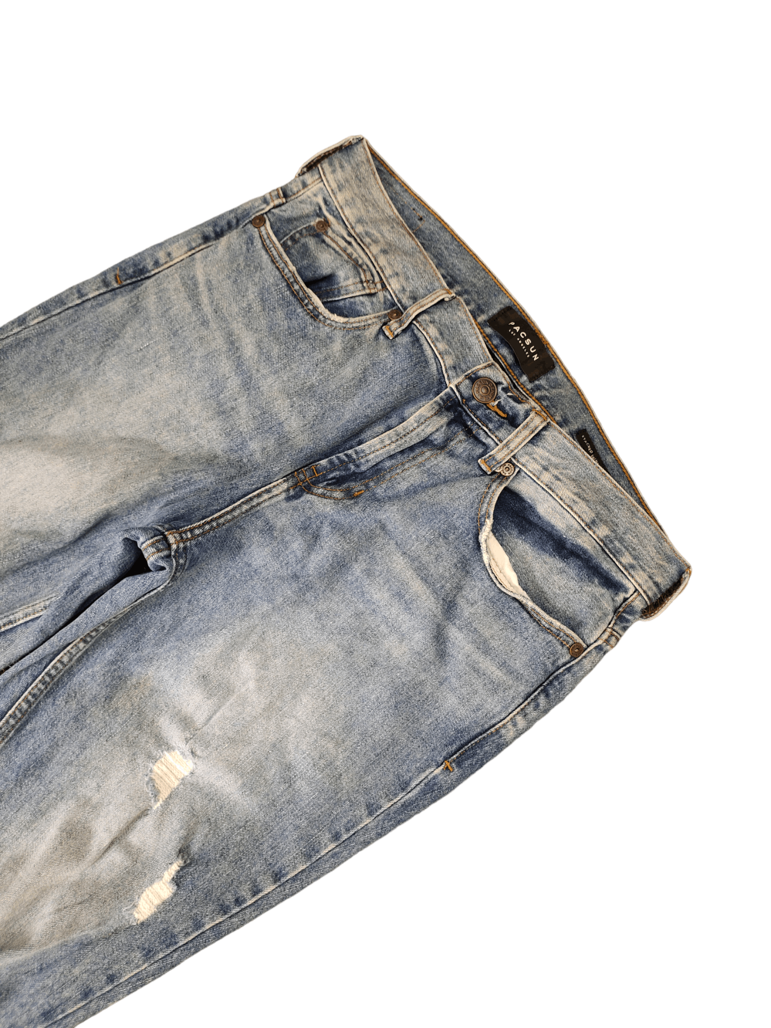Pacsun Pacsun Stacked Skinny Denim Pants Comfort Stretch Size US 31 - 4 Thumbnail