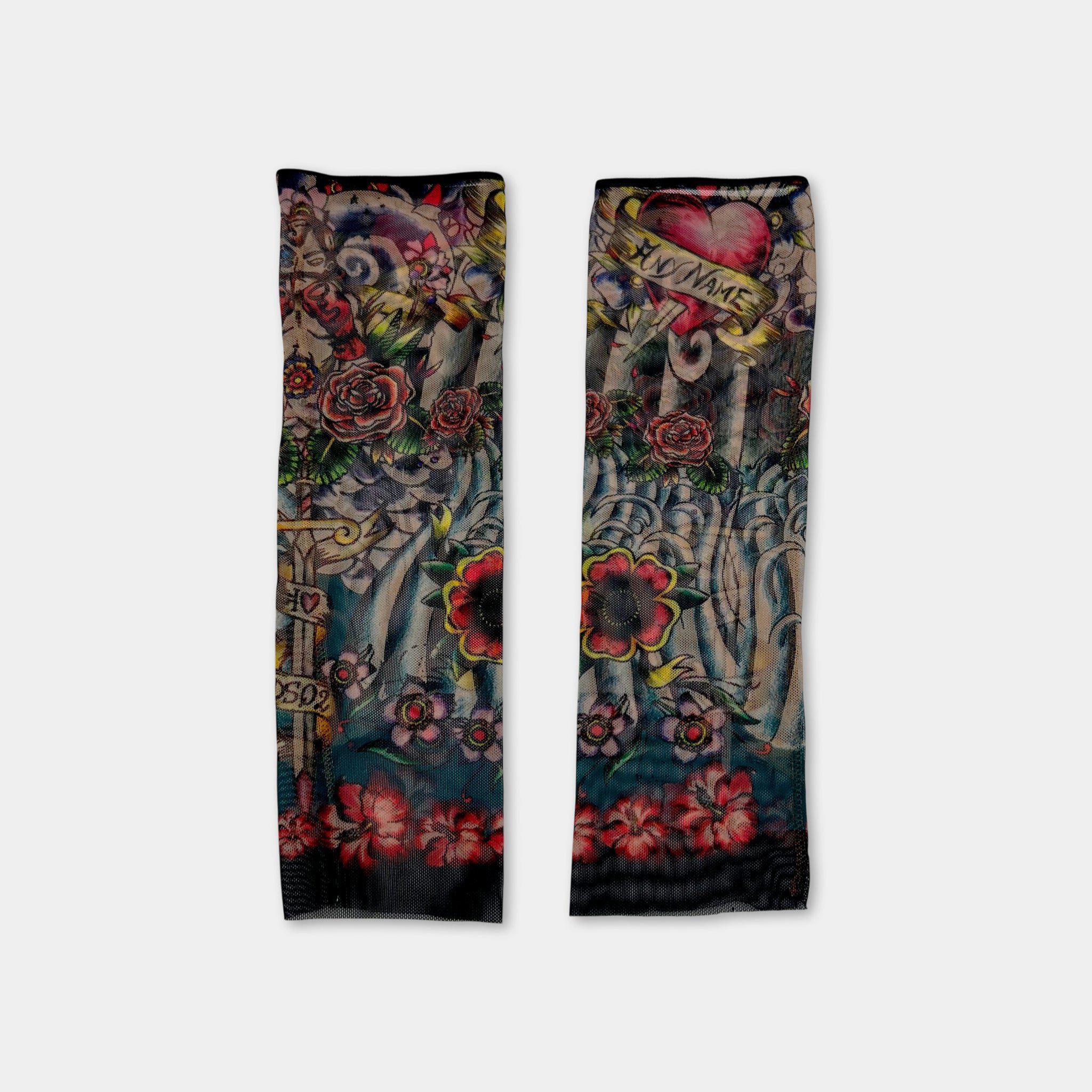 Dsquared2 Dsquared2 "Tattoo" Print Mesh Arm Sleeve Size ONE SIZE - 1 Thumbnail