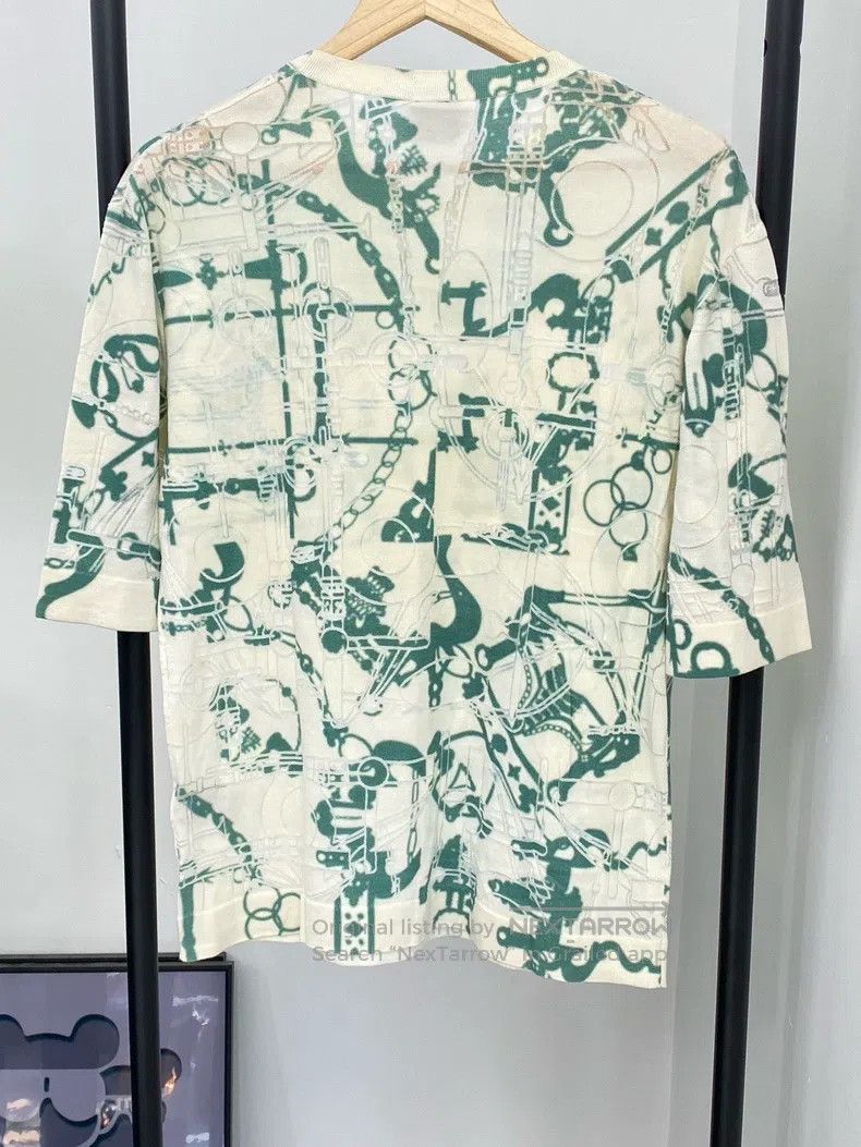 Hermes Hermes Spring/Summer Knit Pattern Short Sleeve Size US S / EU 44-46 / 1 - 2 Thumbnail