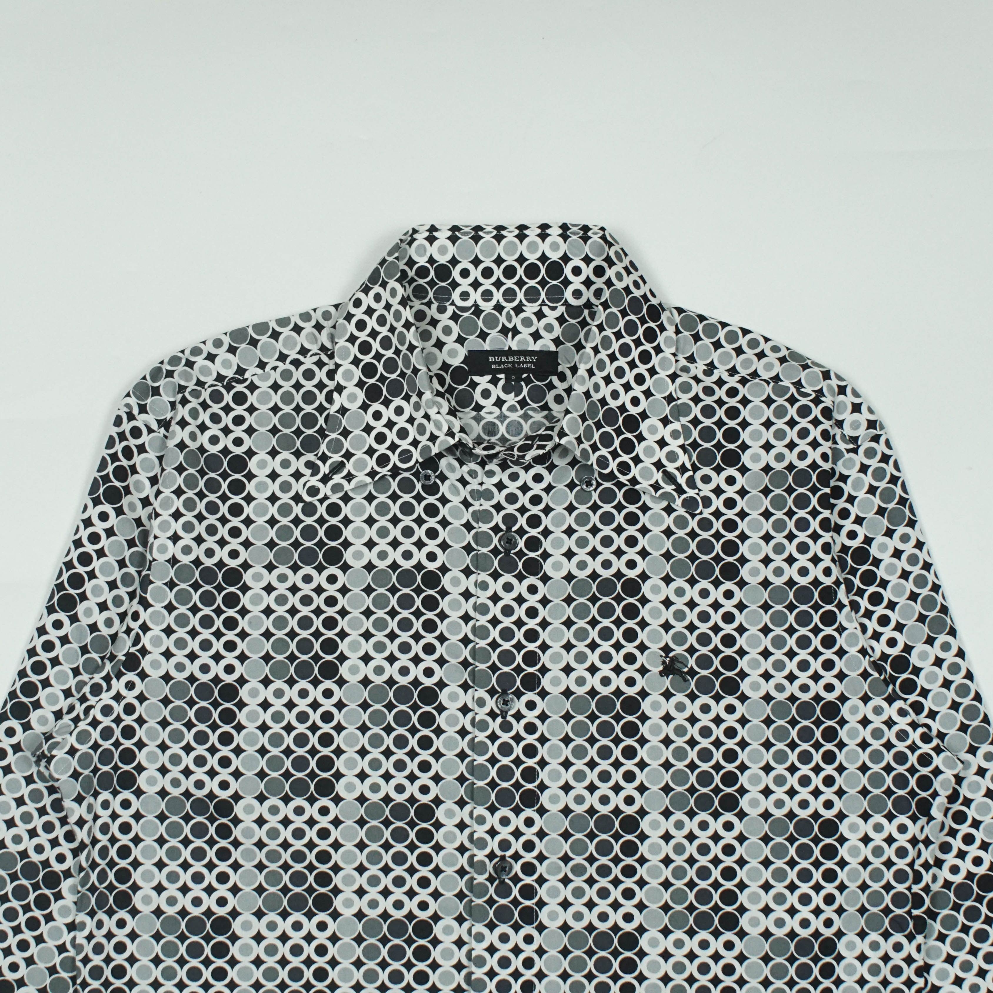 Burberry *NoTariff Burberry Black Label Pattern Shirt Size US M / EU 48-50 / 2 - 2 Thumbnail