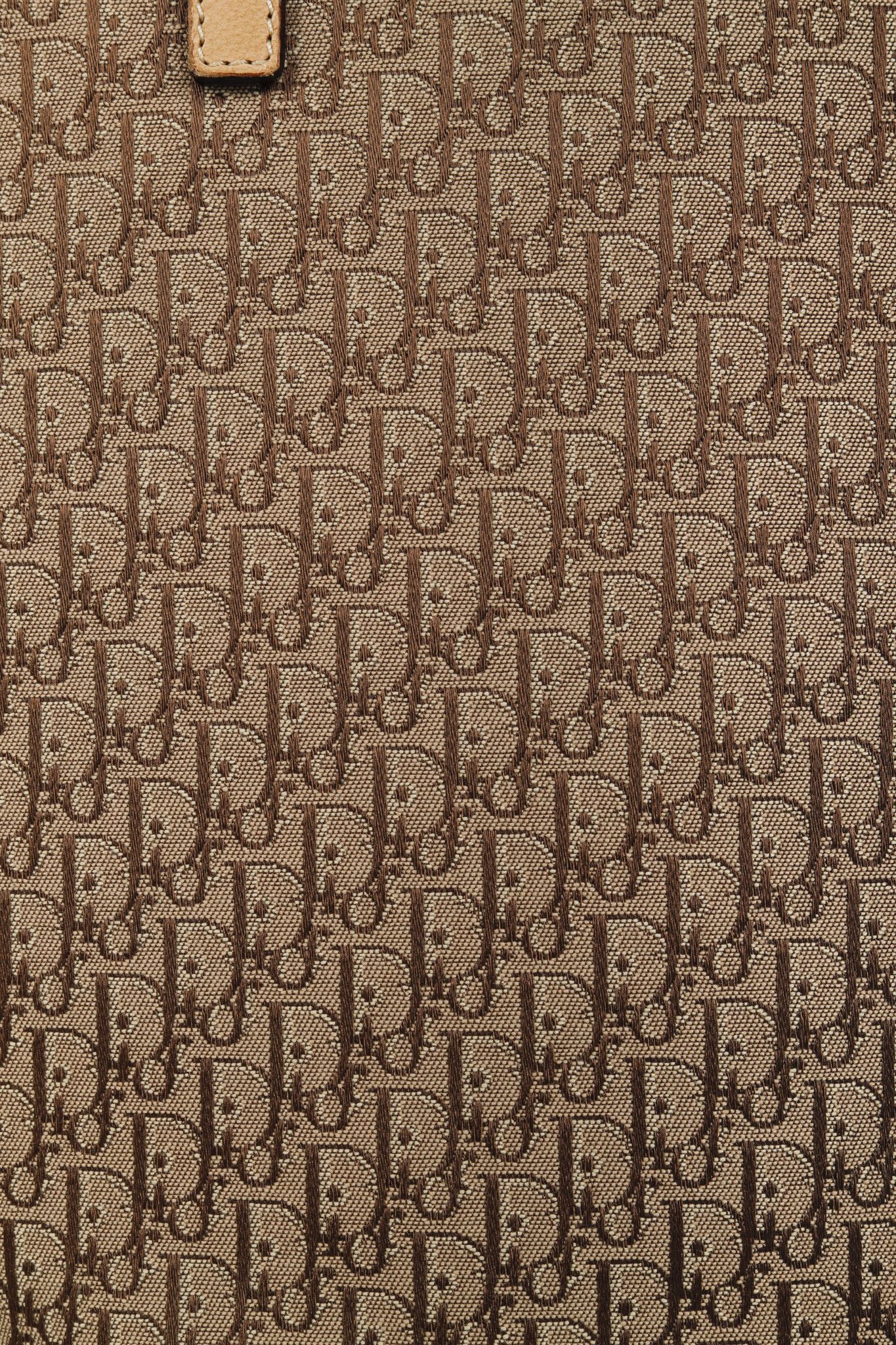 Dior Christian Dior Diorissimo Tote Brown Beige Monogram Bag Size ONE SIZE - 9 Thumbnail