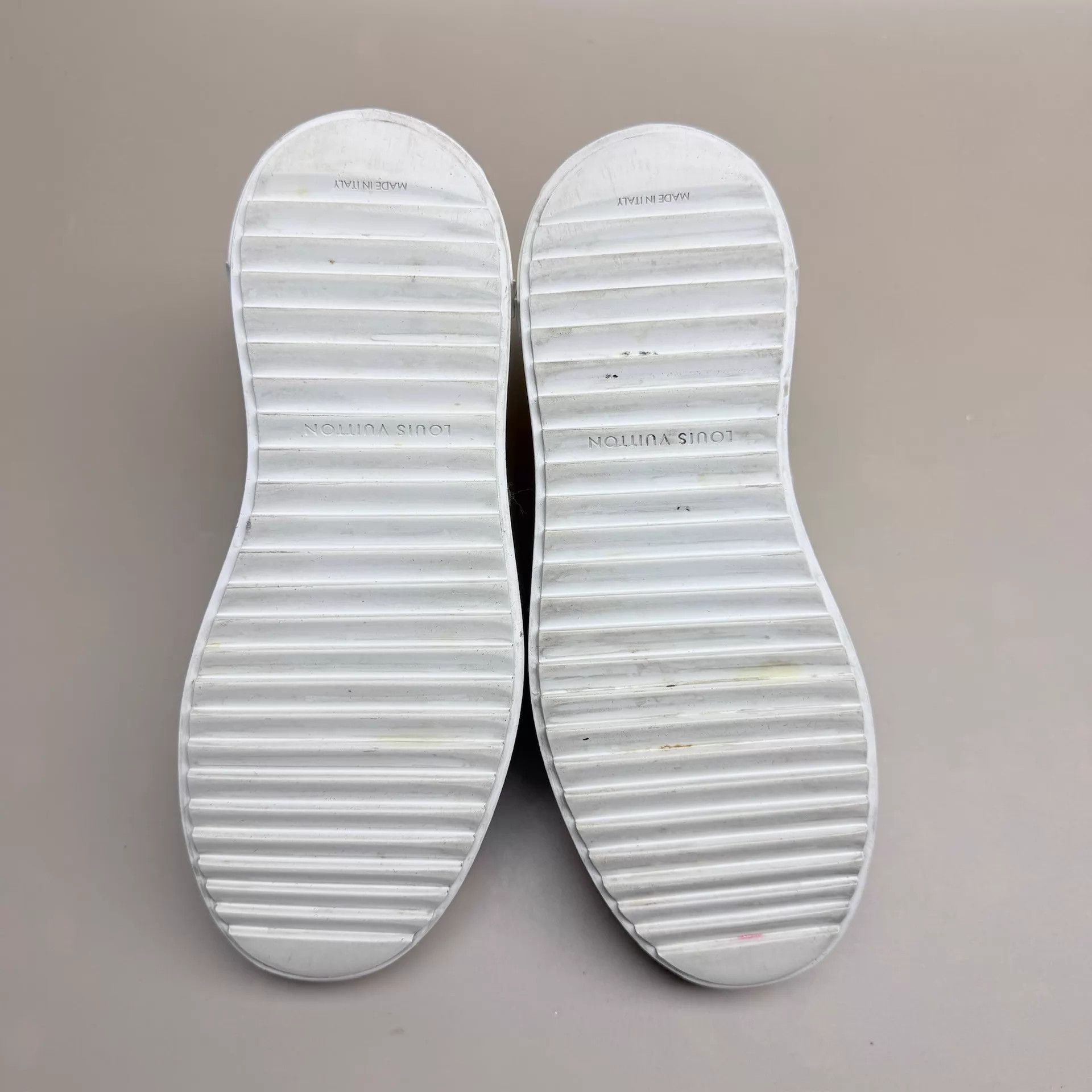 Louis Vuitton LV White/Brown Monogram Platform Shoes EU35 95 New Size US 4.5 / IT 34.5 - 6 Thumbnail