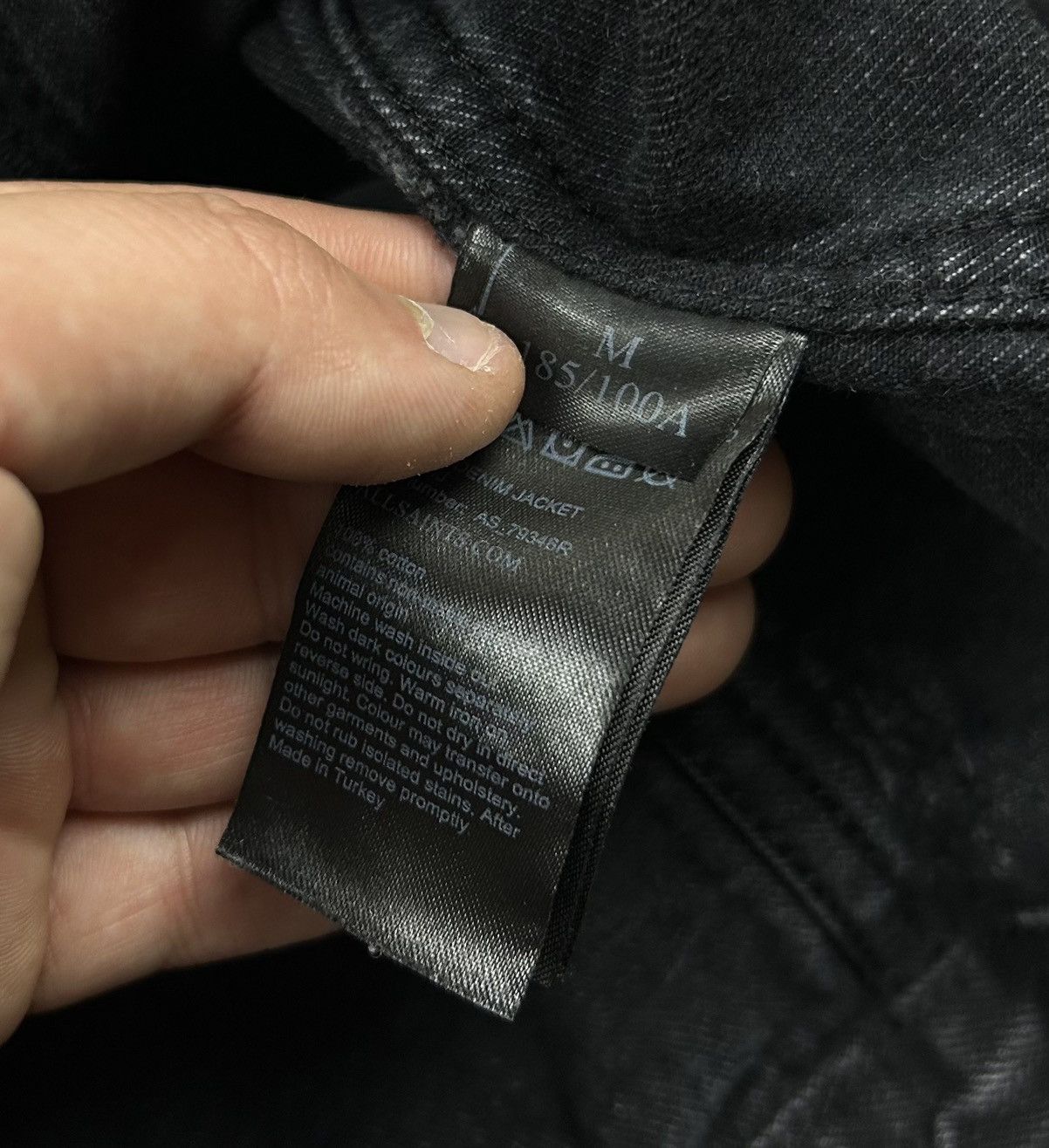 Allsaints AllSaints Men’s Snipe Denim Jeans Size M Graphite Black Size US M / EU 48-50 / 2 - 5 Thumbnail