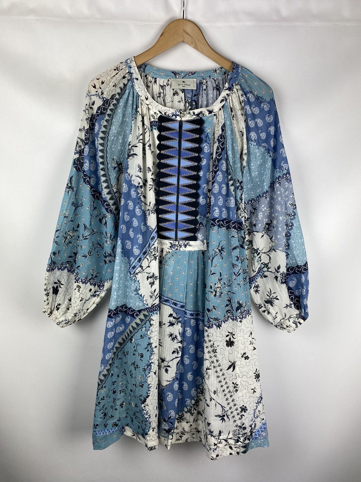image of Etro Ladies Paisley Belted Dress Size 44, Women's